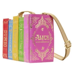LOUNGEFLY Exclusive - Disney Stitch Shoppe Classic Disney Books Crossbody Bag 15 LOUNGEFLY Exclusive - Disney Stitch Shoppe Classic Disney Books Crossbody Bag -Loungefly WDSSTB0025 SSDISNEYCLASSICDISNEYBOOKSCROSSBODYBAG0787SIDE