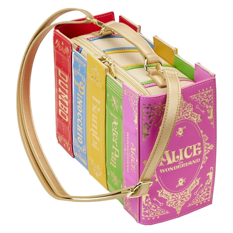 LOUNGEFLY Exclusive - Disney Stitch Shoppe Classic Disney Books Crossbody Bag 8 LOUNGEFLY Exclusive - Disney Stitch Shoppe Classic Disney Books Crossbody Bag - Image 6