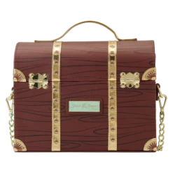 LOUNGEFLY Stitch Shoppe The Little Mermaid Treasure Chest Crossbody Bag -Loungefly WDSSTB0027 STITCHSHOPPETLMTREASURECHESTCROSSBODYBAG0439BACK