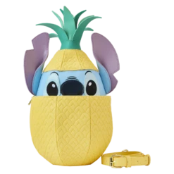LOUNGEFLY Stitch Shoppe Lilo And Stitch Figural Pineapple Crossbody Bag