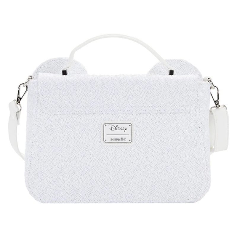 LOUNGEFLY Minnie Mouse Sequin Wedding Crossbody Bag 8 LOUNGEFLY Minnie Mouse Sequin Wedding Crossbody Bag - Image 6