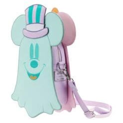 LOUNGEFLY Pastel Ghost Mickey And Minnie Mouse Glow Crossbody Bag 11 LOUNGEFLY Pastel Ghost Mickey And Minnie Mouse Glow Crossbody Bag -Loungefly WDTB2641 4