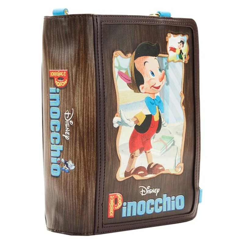 LOUNGEFLY Pinocchio Book Convertible Crossbody Bag 4 LOUNGEFLY Pinocchio Book Convertible Crossbody Bag - Image 2