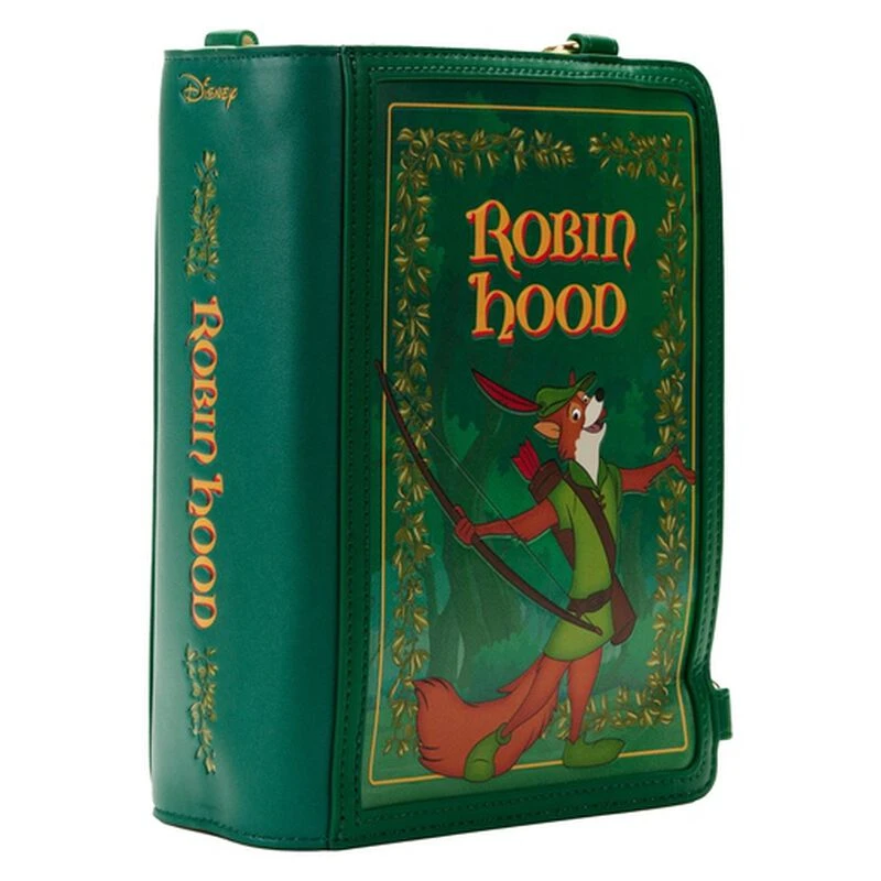 LOUNGEFLY Robin Hood Book Convertible Crossbody Bag 9 LOUNGEFLY Robin Hood Book Convertible Crossbody Bag - Image 7
