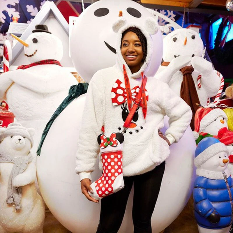 LOUNGEFLY Minnie Mouse Stocking Cosplay Crossbody Bag 4 LOUNGEFLY Minnie Mouse Stocking Cosplay Crossbody Bag - Image 2