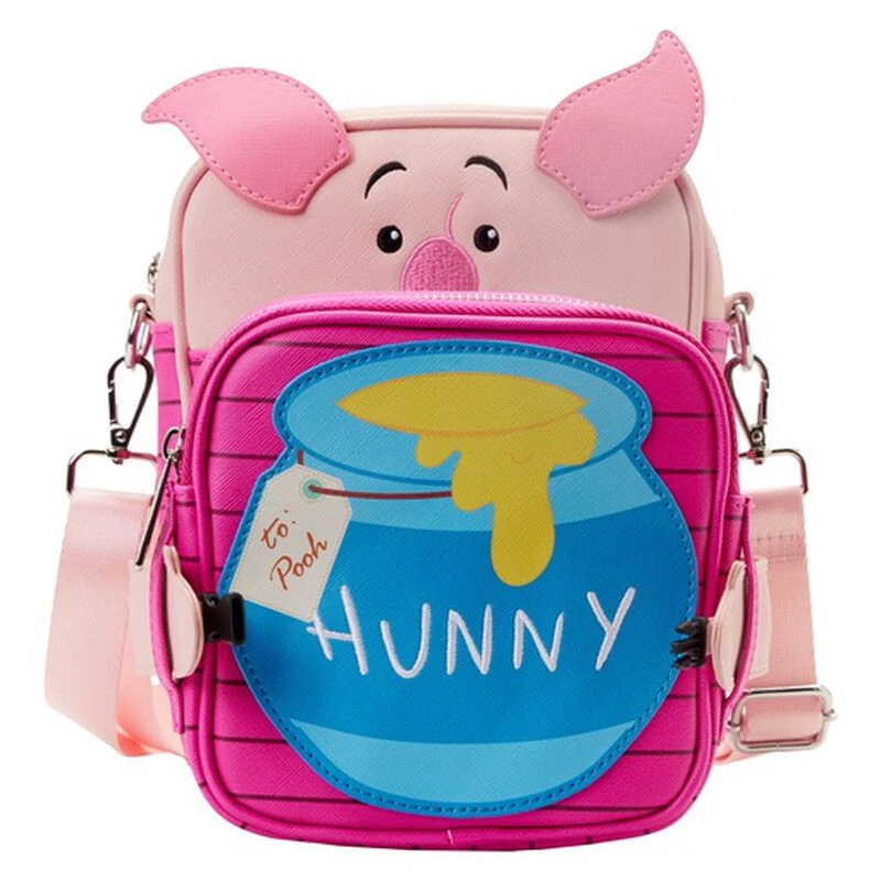 LOUNGEFLY Winnie The Pooh Piglet CROSSBUDDIES Bag 6 LOUNGEFLY Winnie The Pooh Piglet CROSSBUDDIES Bag - Image 4
