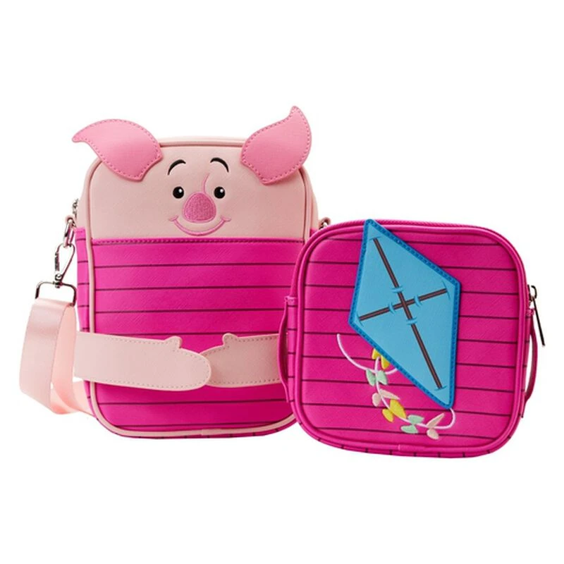 LOUNGEFLY Winnie The Pooh Piglet CROSSBUDDIES Bag 7 LOUNGEFLY Winnie The Pooh Piglet CROSSBUDDIES Bag - Image 5