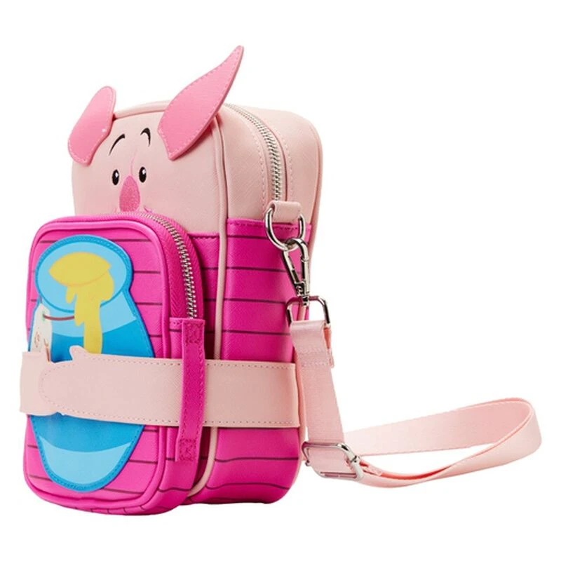 LOUNGEFLY Winnie The Pooh Piglet CROSSBUDDIES Bag 8 LOUNGEFLY Winnie The Pooh Piglet CROSSBUDDIES Bag - Image 6