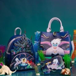 LOUNGEFLY The Little Mermaid Ursula Plotting Glow Crossbody Bag -Loungefly WDTB2687 3