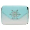 LOUNGEFLY Exclusive - Elsa Snowflake Glitter Crossbody Bag