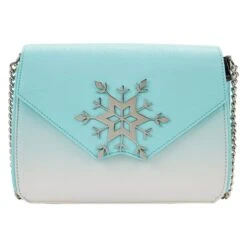 LOUNGEFLY Exclusive - Elsa Snowflake Glitter Crossbody Bag