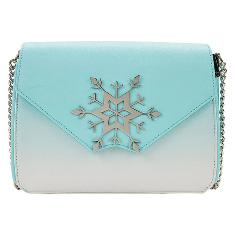 LOUNGEFLY Exclusive - Elsa Snowflake Glitter Crossbody Bag 3 LOUNGEFLY Exclusive - Elsa Snowflake Glitter Crossbody Bag