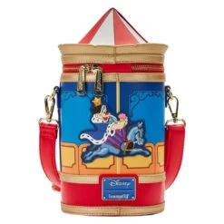 LOUNGEFLY Brave Little Tailor Mickey And Minnie Mouse Carousel Crossbody Bag -Loungefly WDTB2702 4