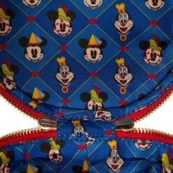 LOUNGEFLY Brave Little Tailor Mickey And Minnie Mouse Carousel Crossbody Bag -Loungefly WDTB2702 7