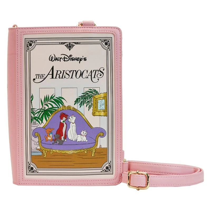 LOUNGEFLY The Aristocats Book Convertible Crossbody Bag 3 LOUNGEFLY The Aristocats Book Convertible Crossbody Bag