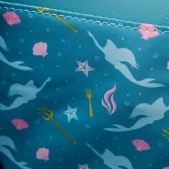 LOUNGEFLY The Little Mermaid Triton's Gift Crossbody Bag -Loungefly WDTB2721 5