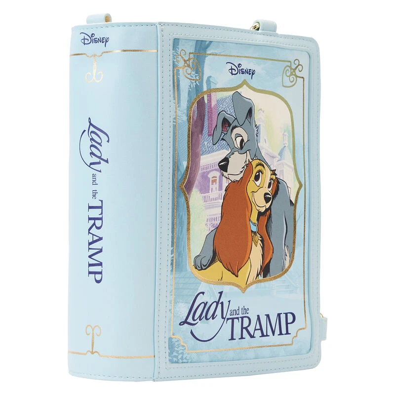LOUNGEFLY Lady And The Tramp Book Convertible Crossbody Bag 5 LOUNGEFLY Lady And The Tramp Book Convertible Crossbody Bag - Image 3