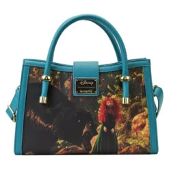 LOUNGEFLY Brave Princess Scenes Crossbody Bag -Loungefly WDTB2739 LFDISNEYBRAVEMERIDAPRINCESSSCENECROSSBODY0654BACK
