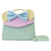 LOUNGEFLY Limited Edition Exclusive - Minnie Mouse Pastel Sequin Crossbody Bag