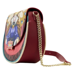 LOUNGEFLY Snow White Evil Queen Throne Crossbody Bag -Loungefly WDTB2789 LFDISNEYSNOWWHITEEVILQUEENTHRONECROSSBODYBAG0400SIDE