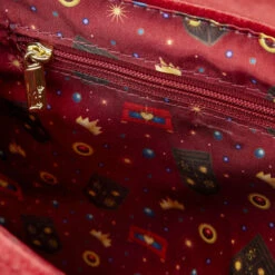 LOUNGEFLY Snow White Evil Queen Throne Crossbody Bag -Loungefly WDTB2789 LFDISNEYSNOWWHITEEVILQUEENTHRONECROSSBODYBAG0406INSIDE