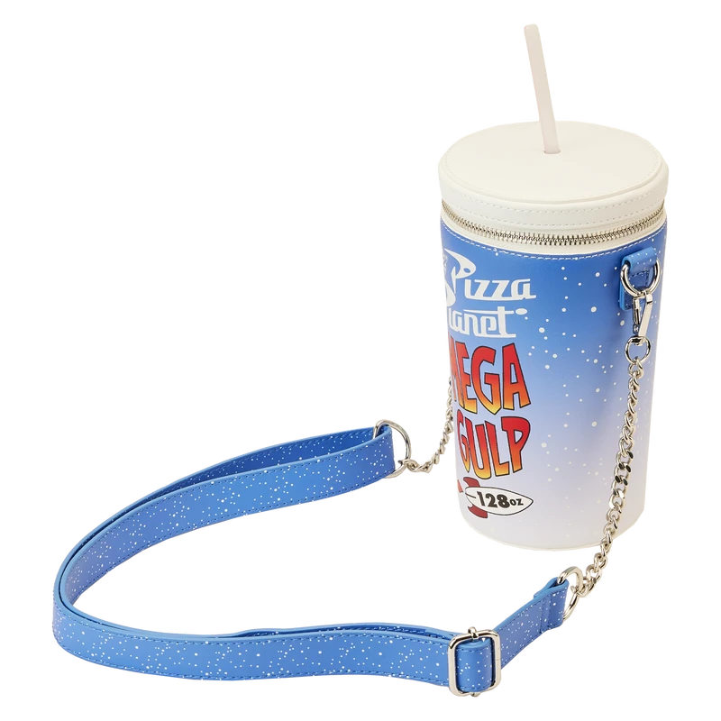 LOUNGEFLY Pizza Planet Mega Gulp Crossbody Bag 6 LOUNGEFLY Pizza Planet Mega Gulp Crossbody Bag - Image 4