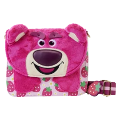 LOUNGEFLY Toy Story Lotso Plush Berry Strap Crossbody Bag -Loungefly WDTB2801 LFDISNEYTOYSTORYLOSTSOPLUSHBERRYSTRAPCROSSBODYBAG0415MOVEMENT