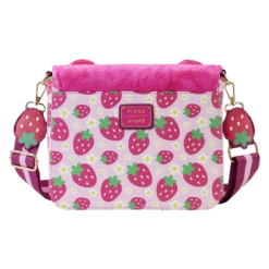 LOUNGEFLY Toy Story Lotso Plush Berry Strap Crossbody Bag -Loungefly WDTB2801 LFDISNEYTOYSTORYLOSTSOPLUSHBERRYSTRAPCROSSBODYBAG0422BACK