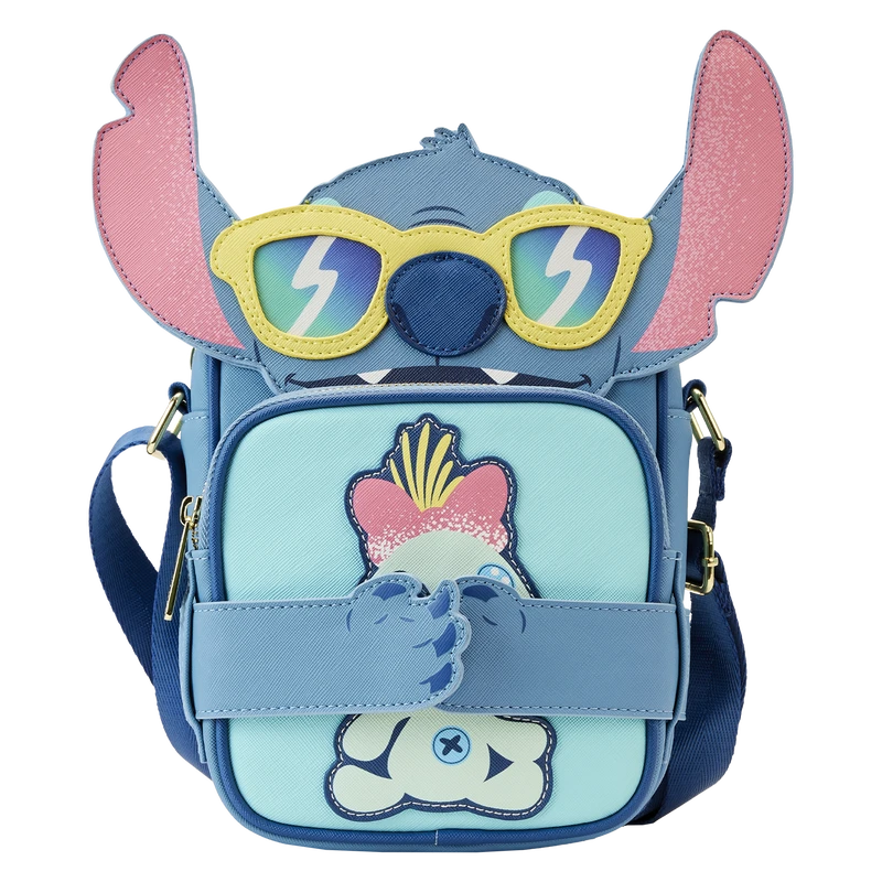 LOUNGEFLY Stitch Beach Day CROSSBUDDIES Bag 3 LOUNGEFLY Stitch Beach Day CROSSBUDDIES Bag