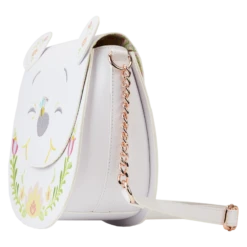 LOUNGEFLY Winnie The Pooh Cosplay Folk Floral Crossbody Bag -Loungefly WDTB2824 LFDISNEYWINNIETHEPOOHFOLKFLORALCROSSBODYBAG1911SIDE