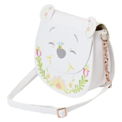 LOUNGEFLY Winnie The Pooh Cosplay Folk Floral Crossbody Bag -Loungefly WDTB2824 LFDISNEYWINNIETHEPOOHFOLKFLORALCROSSBODYBAG1912QUARTER