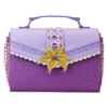 LOUNGEFLY Tangled Rapunzel Cosplay Magic Flower Crossbody Bag -Loungefly WDTB2832 LFDISNEYTANGLEDRAPUNZELCOSPLAYMAGICFLOWERCROSSBODY1673FRONT