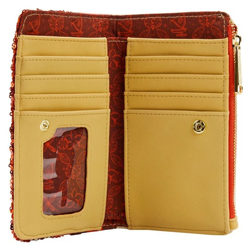 LOUNGEFLY Moana Sequin Flap Wallet 6 LOUNGEFLY Moana Sequin Flap Wallet - Image 4