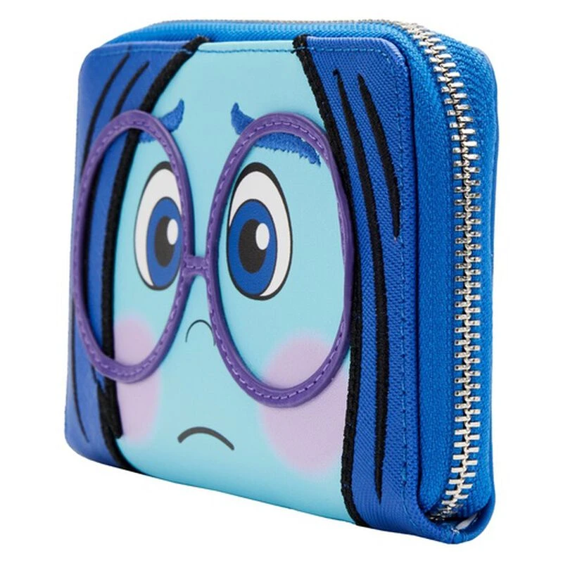 LOUNGEFLY Exclusive - Inside Out Sadness Cosplay Zip Around Wallet 4 LOUNGEFLY Exclusive - Inside Out Sadness Cosplay Zip Around Wallet - Image 2