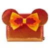 LOUNGEFLY Exclusive - Disney Fall Minnie Mouse Sequin Ombre Zip Around Wallet -Loungefly WDWA2319 1