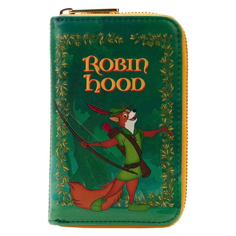 LOUNGEFLY Robin Hood Book Zip Around Wallet 3 LOUNGEFLY Robin Hood Book Zip Around Wallet