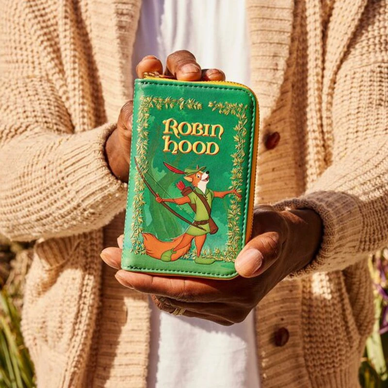 LOUNGEFLY Robin Hood Book Zip Around Wallet 4 LOUNGEFLY Robin Hood Book Zip Around Wallet - Image 2