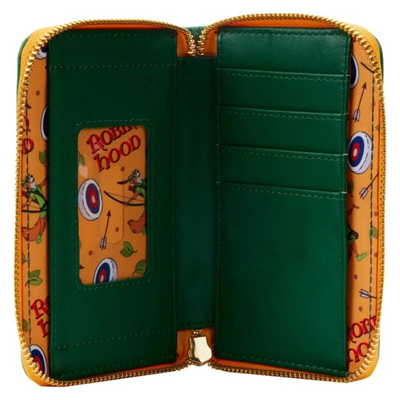 LOUNGEFLY Robin Hood Book Zip Around Wallet 7 LOUNGEFLY Robin Hood Book Zip Around Wallet - Image 5