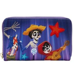 LOUNGEFLY Coco Miguel & Hector Performance Scene Zip Around Wallet