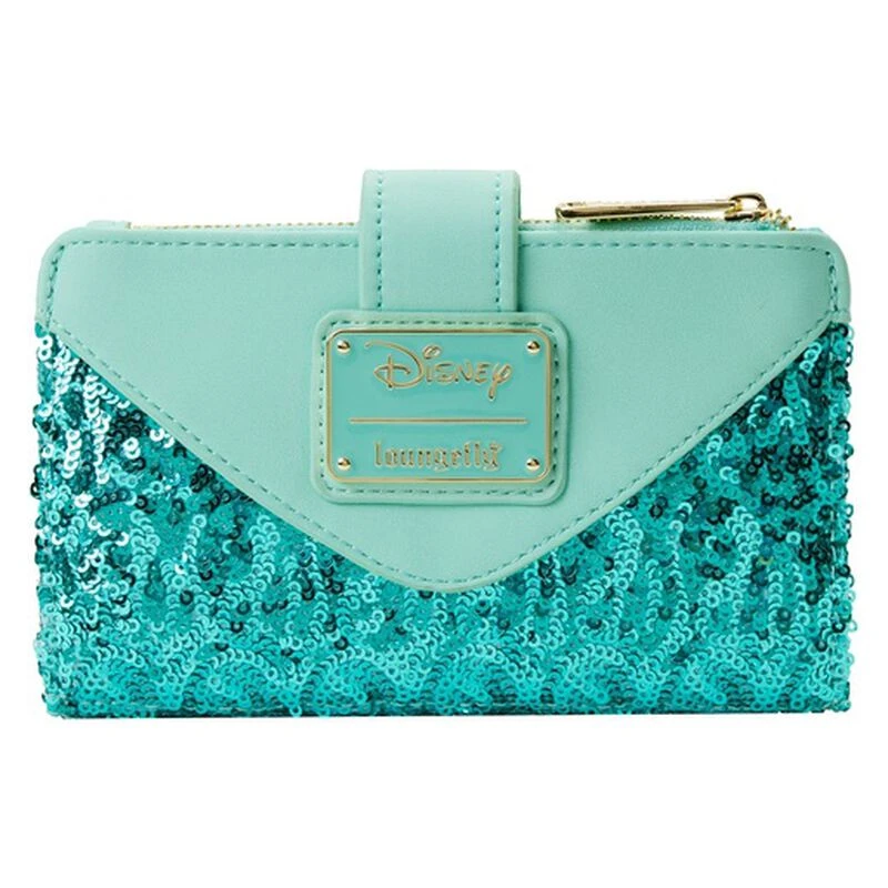 LOUNGEFLY Exclusive - Princess Jasmine Sequin Flap Wallet 6 LOUNGEFLY Exclusive - Princess Jasmine Sequin Flap Wallet - Image 4