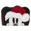 LOUNGEFLY Exclusive - Glitter Mickey Mouse Santa Zip Around Wallet 1 LOUNGEFLY Exclusive - Glitter Mickey Mouse Santa Zip Around Wallet -Loungefly WDWA2349 1