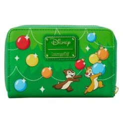 LOUNGEFLY Chip And Dale Ornaments Zip Around Wallet 10 LOUNGEFLY Chip And Dale Ornaments Zip Around Wallet -Loungefly WDWA2352 4