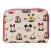 LOUNGEFLY Disney Hot Cocoa Mugs Zip Around Wallet -Loungefly WDWA2354 1