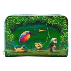 LOUNGEFLY Up Moment Jungle Stroll Zip Around Wallet