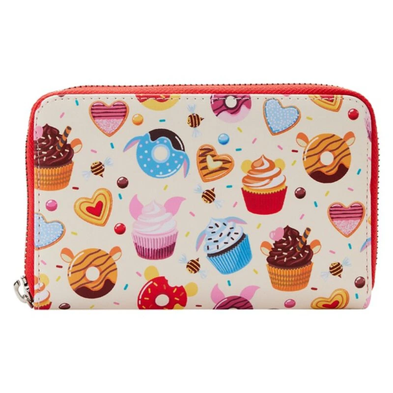 LOUNGEFLY Winnie The Pooh Sweets Zip Around Wallet 3 LOUNGEFLY Winnie The Pooh Sweets Zip Around Wallet