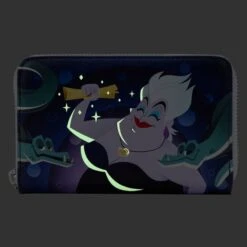 LOUNGEFLY The Little Mermaid Ursula Lair Glow Zip Around Wallet 10 LOUNGEFLY The Little Mermaid Ursula Lair Glow Zip Around Wallet -Loungefly WDWA2363 3