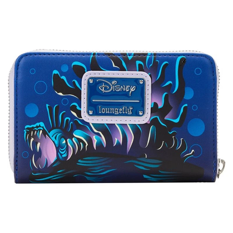LOUNGEFLY The Little Mermaid Ursula Lair Glow Zip Around Wallet 7 LOUNGEFLY The Little Mermaid Ursula Lair Glow Zip Around Wallet - Image 5