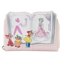 LOUNGEFLY Exclusive - Cinderella Mice Dressmakers Zip Around Wallet