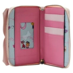 LOUNGEFLY Exclusive - Cinderella Mice Dressmakers Zip Around Wallet -Loungefly WDWA2365 5