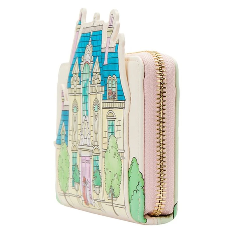 LOUNGEFLY The Aristocats Marie House Zip Around Wallet 4 LOUNGEFLY The Aristocats Marie House Zip Around Wallet - Image 2